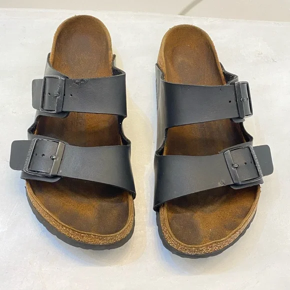Birkenstock Arizona Women’s Size 9, Men’s Size 7 good condition good bottom - Picture 2 of 10